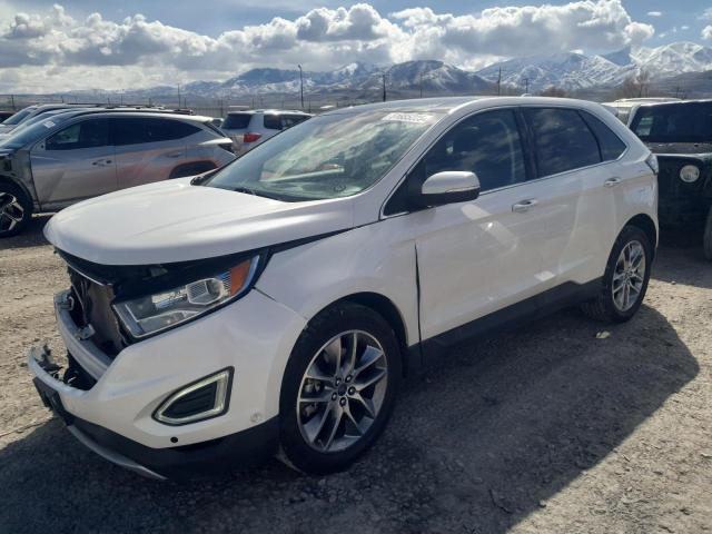 FORD EDGE TITAN 2017 white  gas 2FMPK4K90HBC31482 photo #1