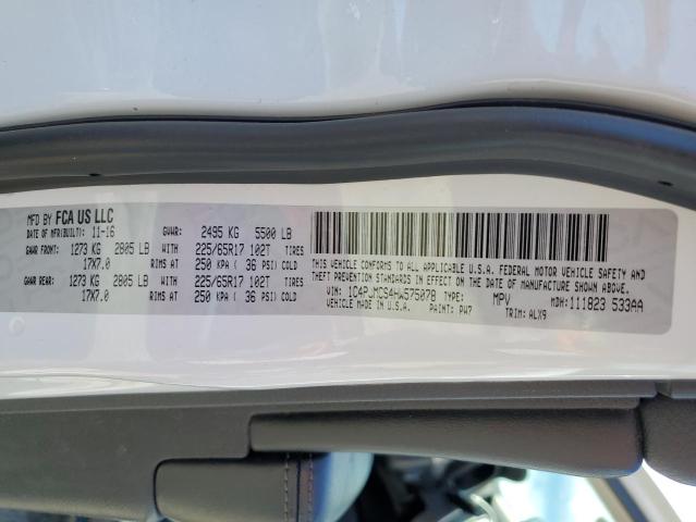 2017 JEEP CHEROKEE L - 1C4PJMCS4HW575078