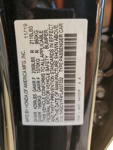 2020 HONDA ACCORD EX - 1HGCV1F41LA037332