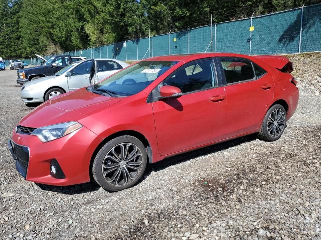 TOYOTA COROLLA L 2014 red  gas 2T1BURHE1EC017937 photo #1