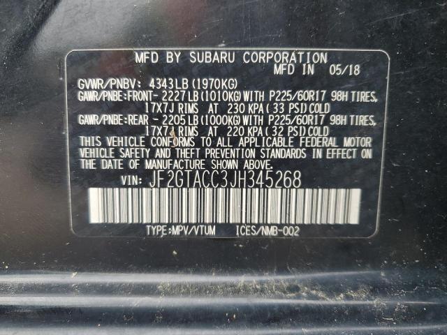 2018 SUBARU CROSSTREK - JF2GTACC3JH345268