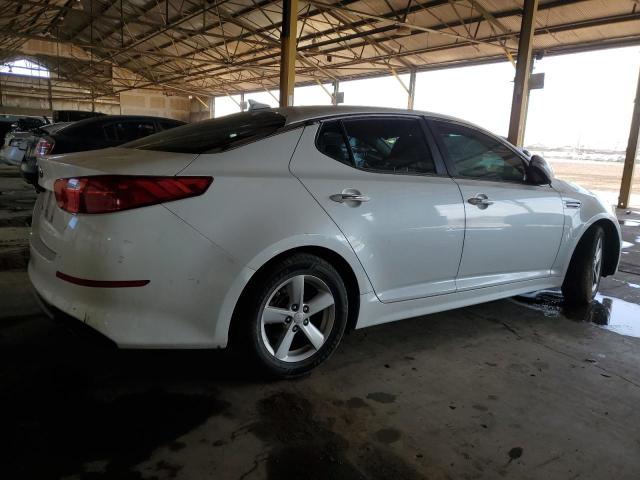 KIA OPTIMA LX 2015 white  gas 5XXGM4A7XFG452826 photo #4