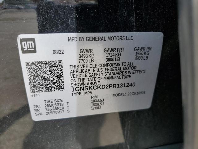 2023 CHEVROLET SUBURBAN K - 1GNSKCKD2PR131240