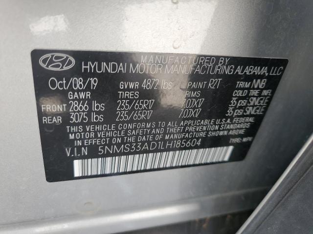 2020 HYUNDAI SANTA FE S - 5NMS33AD1LH185604
