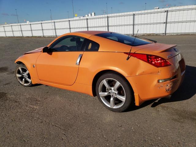 NISSAN 350Z COUPE 2007 orange  gas JN1BZ34E87M551224 photo #3