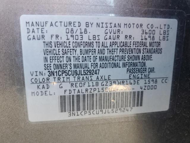 2018 NISSAN KICKS S 3N1CP5CU9JL529247
