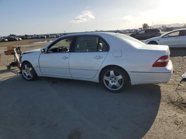LEXUS LS 430 2004 white  gas JTHBN36F740171842 photo #3