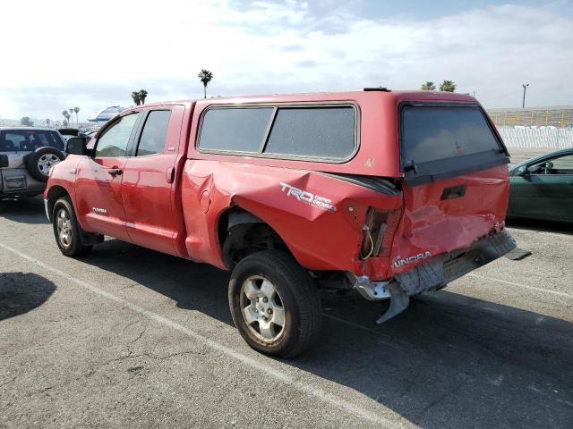 TOYOTA TUNDRA DOU 2007 red crew pic gas 5TBBV54147S459347 photo #3
