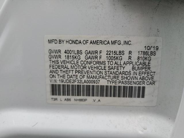 2020 ACURA ILX - 19UDE2F32LA000937