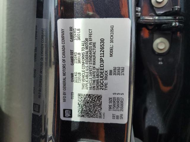 2023 CHEVROLET SILVERADO - 2GCUDEED3P1126530