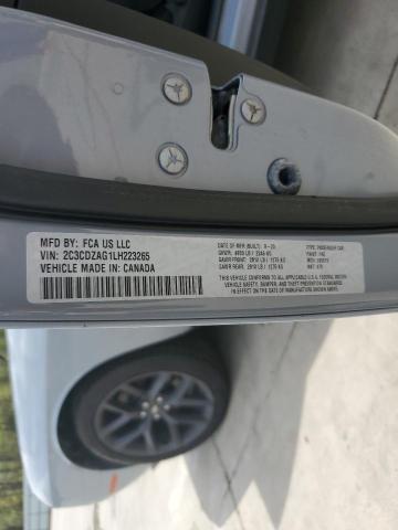 2020 DODGE CHALLENGER - 2C3CDZAG1LH223265