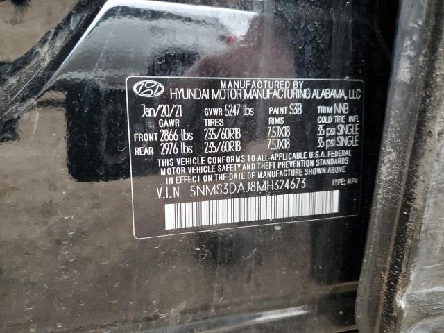 2021 HYUNDAI SANTA FE S - 5NMS3DAJ8MH324673