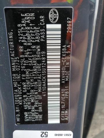 2025 TOYOTA CAMRY XSE - 4T1DAACK1SU124819