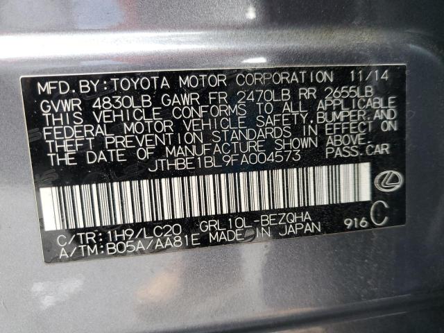 2015 LEXUS GS 350 JTHBE1BL9FA004573