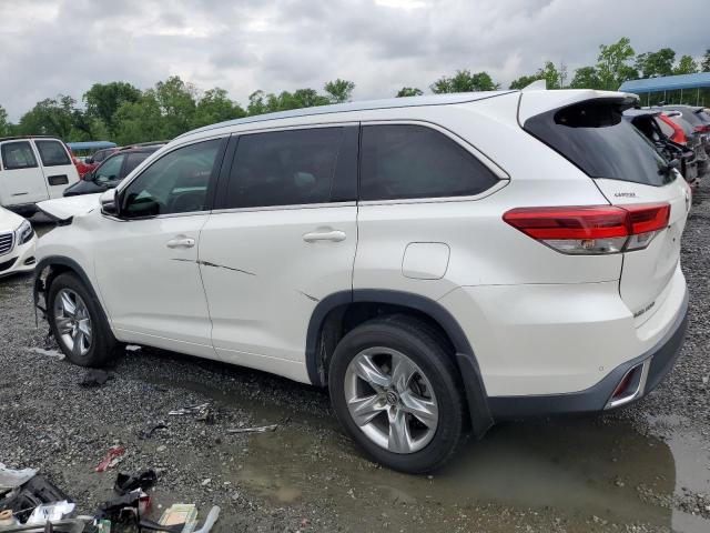 Vin: 5tddzrfh7ks968833, lot: 54575595, toyota highlander limited 20192