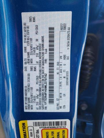 2021 FORD RANGER XL - 1FTER4FH0MLD70742