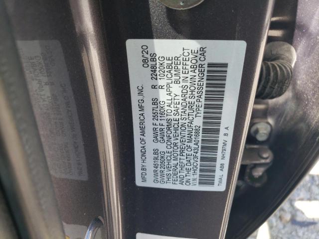 2020 HONDA ACCORD HYB - 1HGCV3F43LA016882