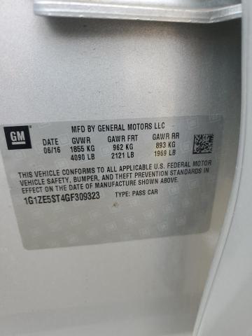 2016 CHEVROLET MALIBU LT - 1G1ZE5ST4GF309323
