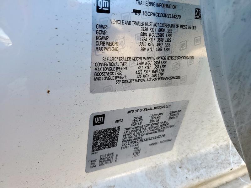 2024 CHEVROLET SILVERADO - 1GCPACED3RZ114270