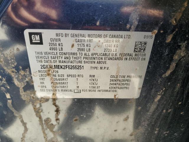 2015 GMC TERRAIN SL - 2GKALMEK2F6266251