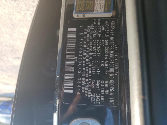 2019 KIA SORENTO L - 5XYPG4A30KG508444