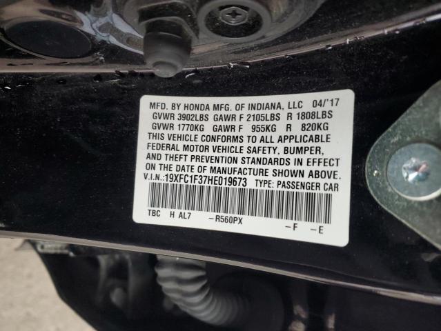 2017 HONDA CIVIC EX - 19XFC1F37HE019673