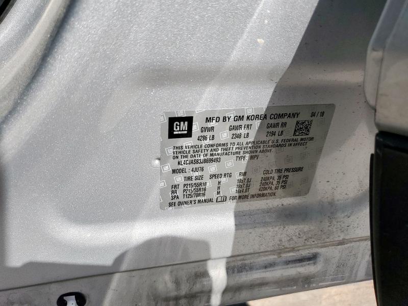 2018 BUICK ENCORE PRE - KL4CJASB3JB699493
