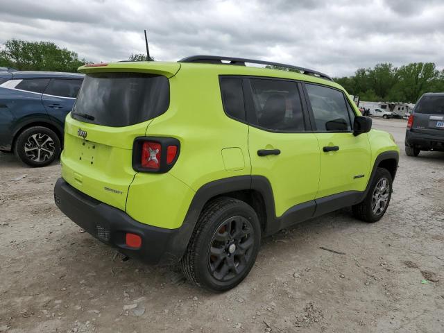 Vin: zaccjbab3jpj32474, lot: 55346175, jeep renegade sport 20183