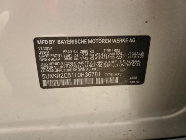 2015 BMW X5 SDRIVE3 - 5UXKR2C51F0H36781