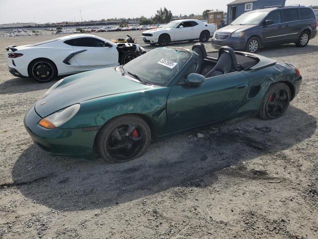PORSCHE BOXSTER 2001 green  gas WP0CA29861U621171 photo #1