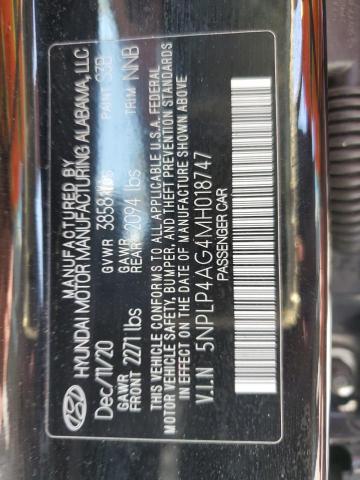 2021 HYUNDAI ELANTRA LI - 5NPLP4AG4MH018747