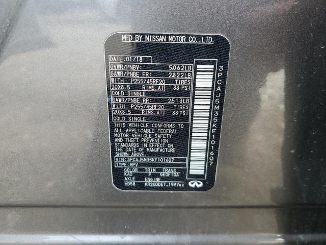 2019 INFINITI QX50 ESSEN 3PCAJ5M35KF101607