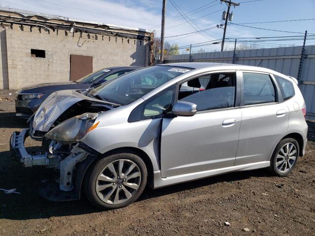 HONDA FIT SPORT 2013 silver hatchbac gas JHMGE8H5XDC059297 photo #1