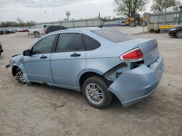 FORD FOCUS SE 2008 blue  gas 1FAHP35N48W123724 photo #3