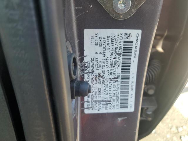 2020 HONDA CIVIC LX - 2HGFC2F62LH511865