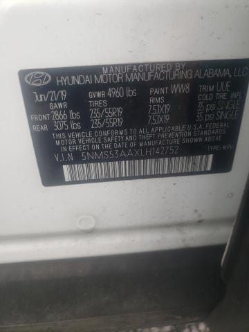 2020 HYUNDAI SANTA FE L - 5NMS53AAXLH142752