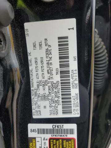2021 TOYOTA TUNDRA CRE - 5TFFY5F19MX275928