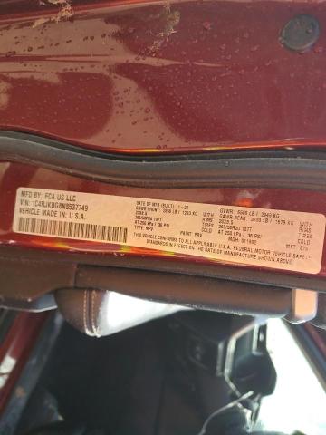 2022 JEEP GRAND CHER - 1C4RJKBG8N8537749