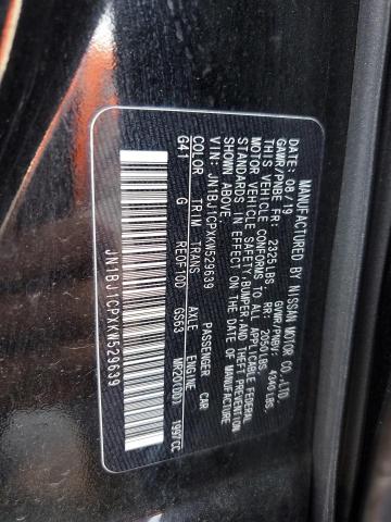 2019 NISSAN ROGUE SPOR JN1BJ1CPXKW529639