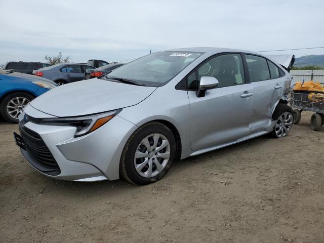 TOYOTA COROLLA LE 2024 silver  hybrid engine JTDBCMFEXR3065718 photo #1