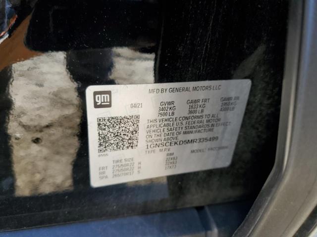 2021 CHEVROLET SUBURBAN C 1GNSCEKD5MR335499