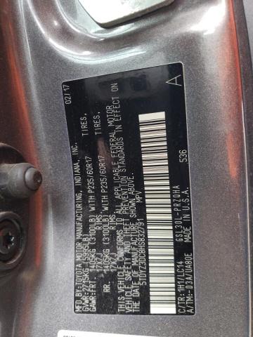 2017 TOYOTA SIENNA XLE - 5TDYZ3DC8HS832791