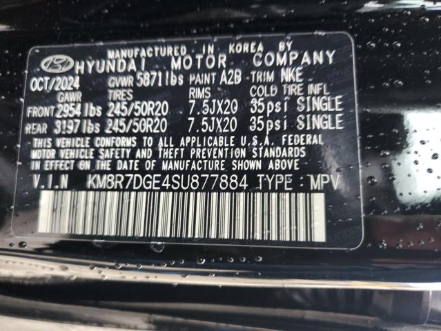 2025 HYUNDAI PALISADE C - KM8R7DGE4SU877884