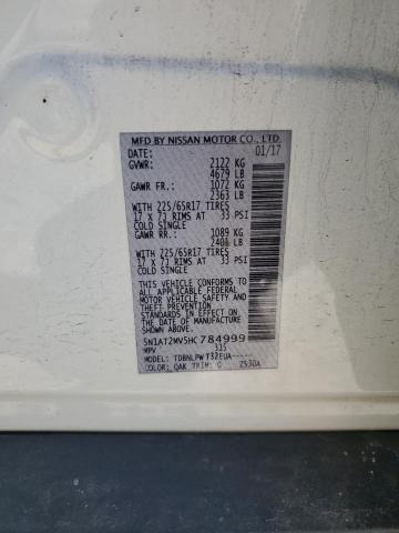 2017 NISSAN ROGUE SV - 5N1AT2MV5HC784999