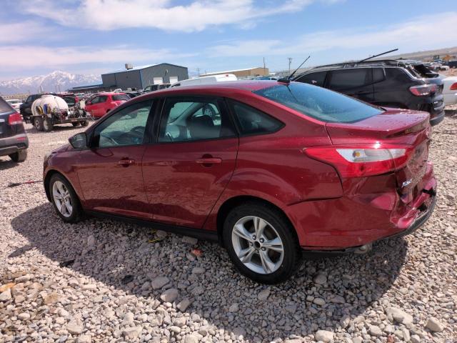 FORD FOCUS SE 2014 red  gas 1FADP3F29EL341030 photo #3