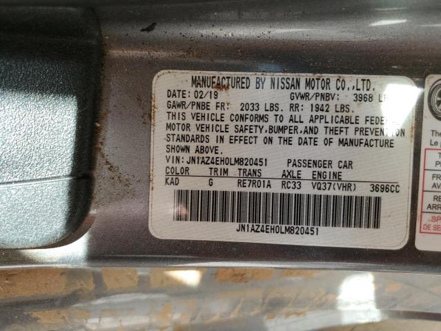 2020 NISSAN 370Z BASE - JN1AZ4EH0LM820451