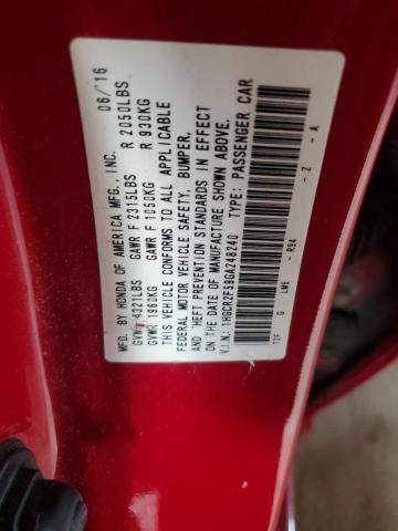 2016 HONDA ACCORD SPO - 1HGCR2F59GA248240