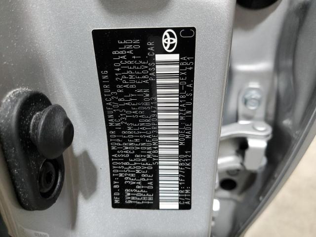 2024 TOYOTA COROLLA LE - 5YFB4MDE3RP094713