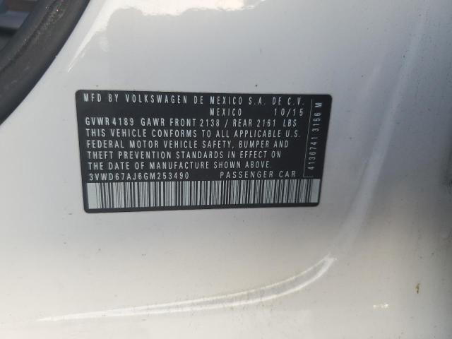 2016 VOLKSWAGEN JETTA SE - 3VWD67AJ6GM253490