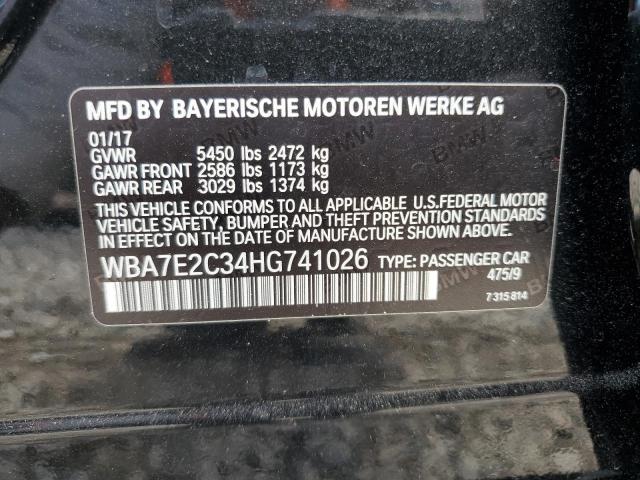 2017 BMW 740 I - WBA7E2C34HG741026